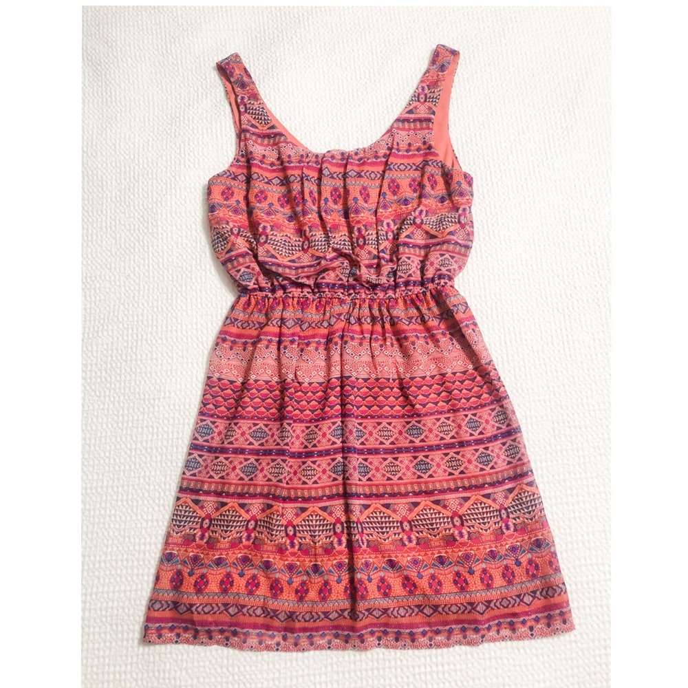 Sleeveless multicolor summer dress